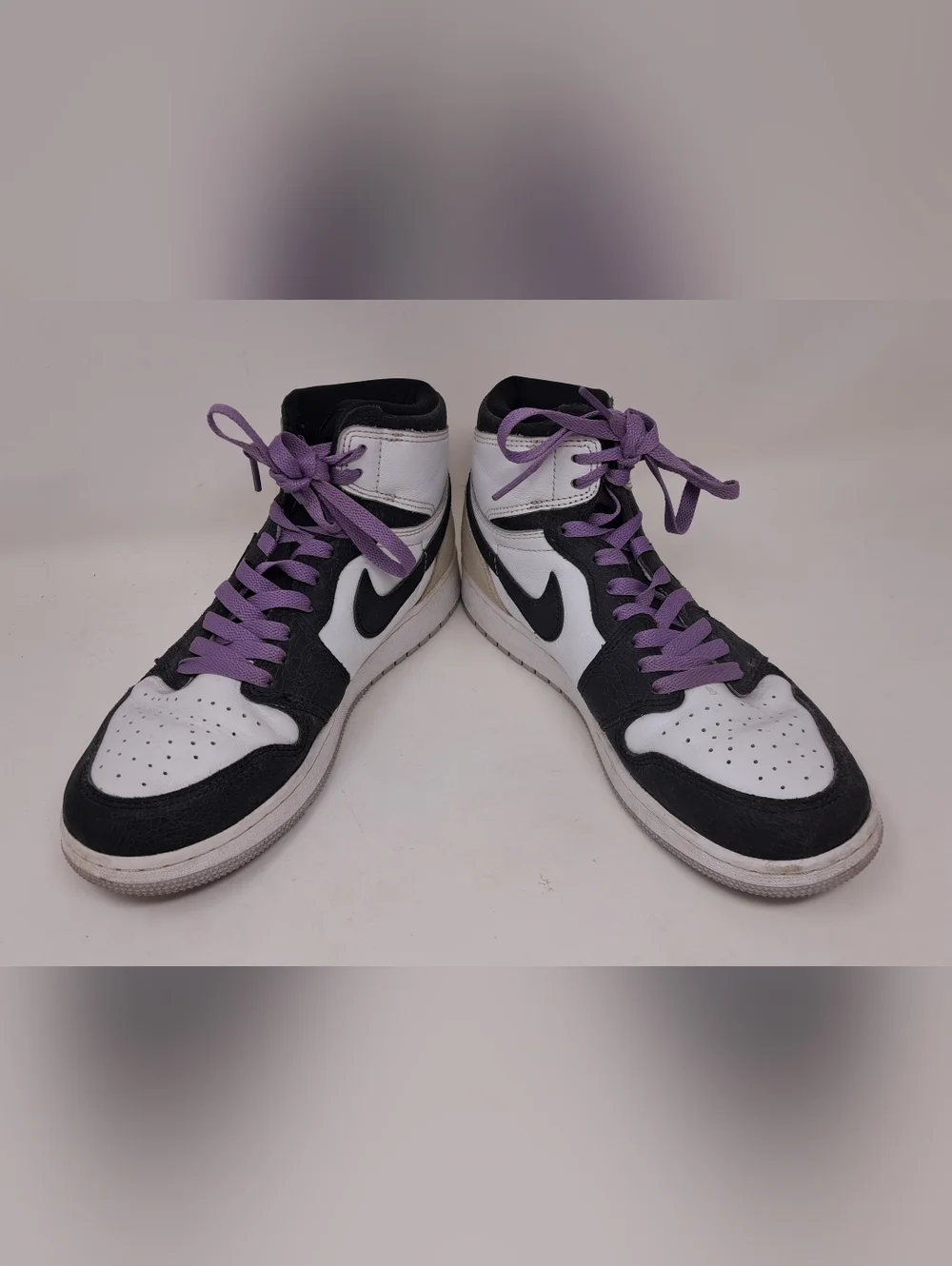 Nike Air Jordan 1 Retro High OG GS Stage Haze SIZE 7Y (Womens 8.5 US) 575441 108 - Picture 13 of 14